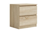 Noptiera Leo 2, 45x36x47, stejar sonoma