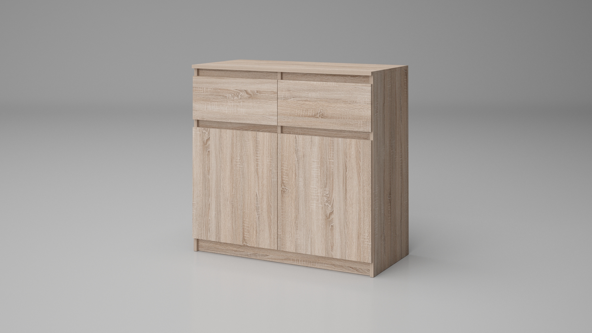 Comoda Leo 8, 90x43x86, stejar sonoma