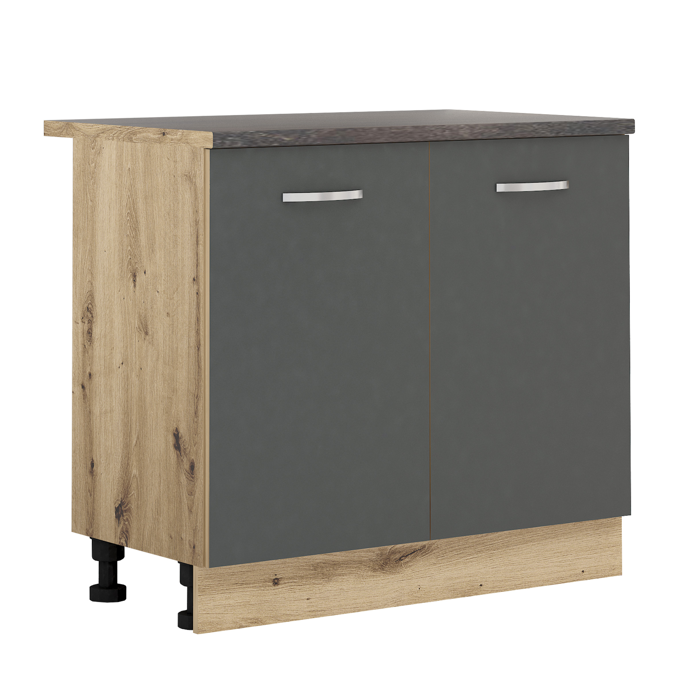 Corp inferior Loren B24, 100x87, antracit mat/artizan