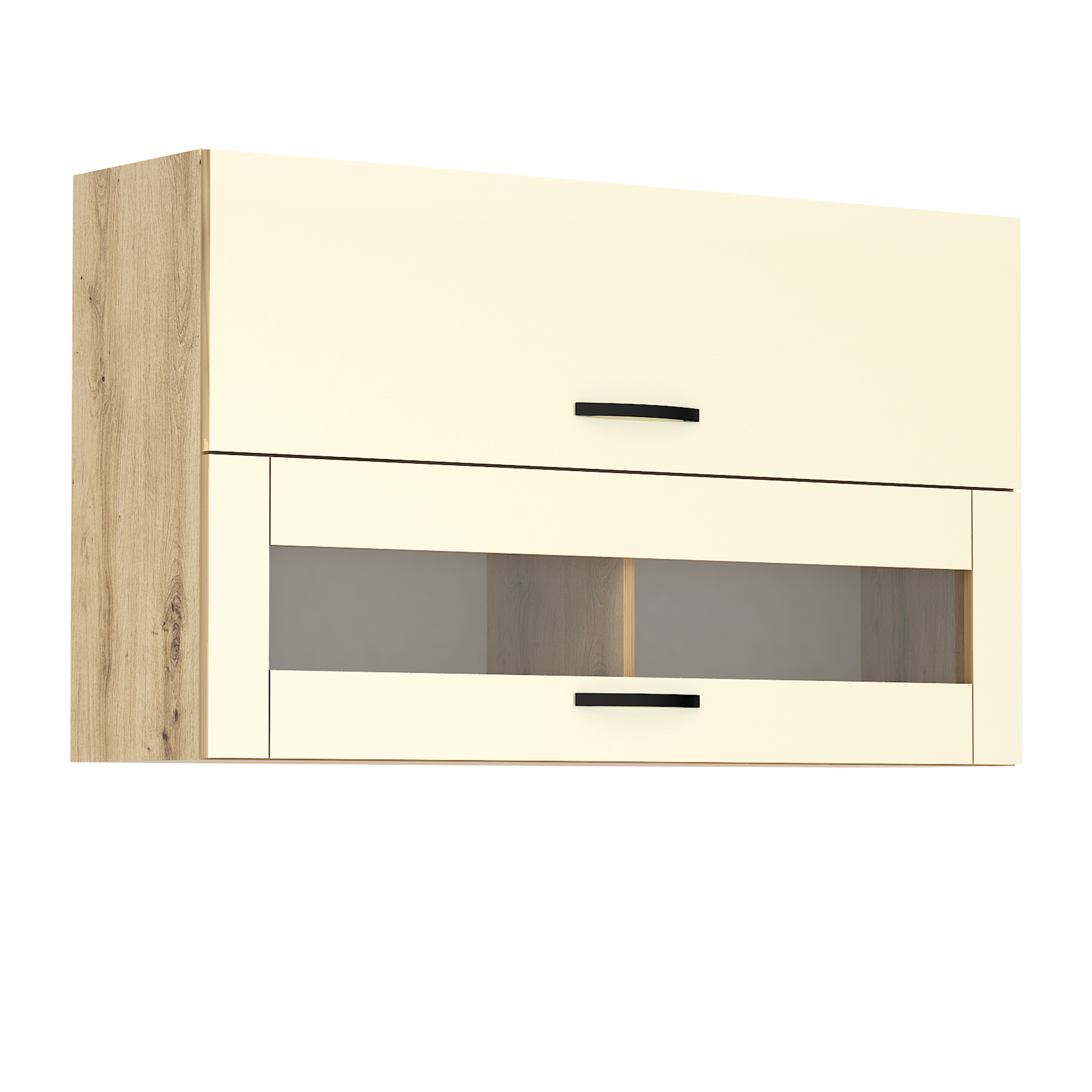 Corp superior vitrina Loren G43, 120x70, migdala lucios/artizan