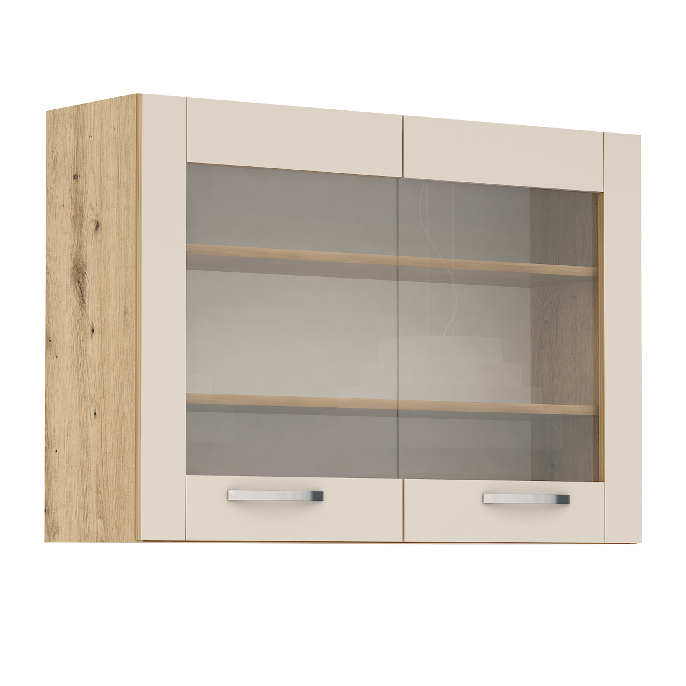Corp superior vitrina Loren G27, 2 usi, 100x70, casmir mat/artizan