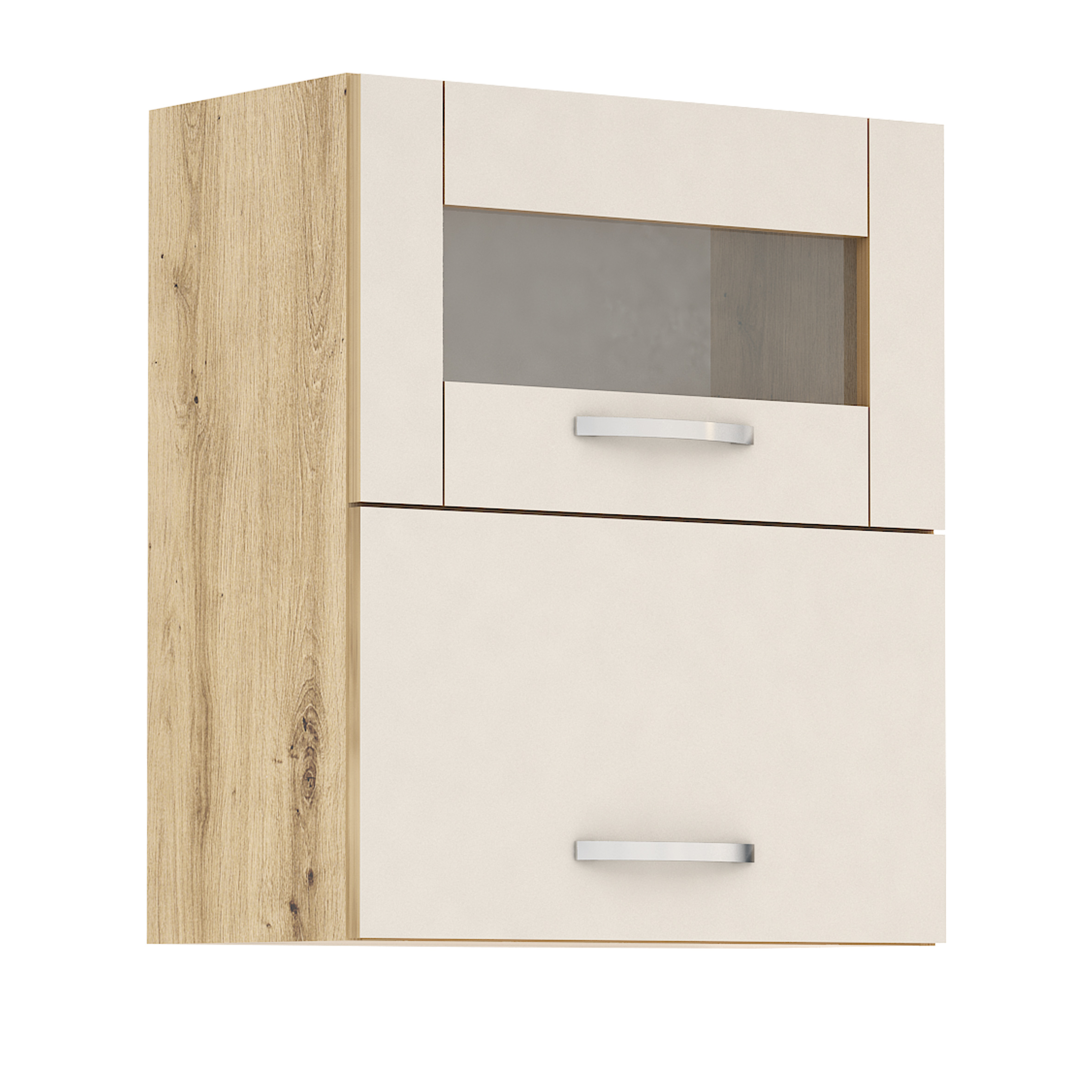 Corp superior vitrina Loren G44, 2 usi, 60x70, casmir mat/artizan