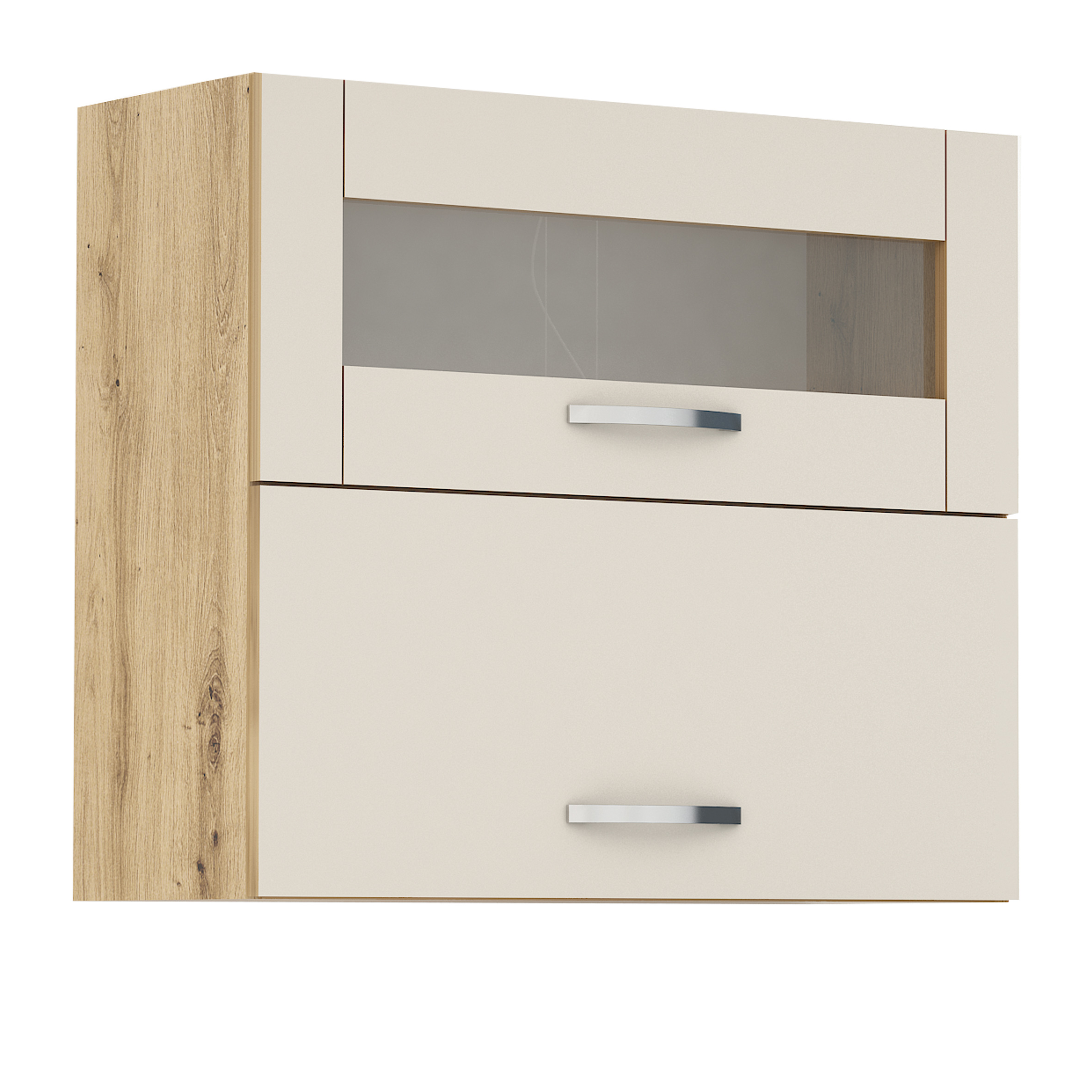 Corp superior vitrina Loren G45, 2 usi, 80x70, casmir mat/artizan