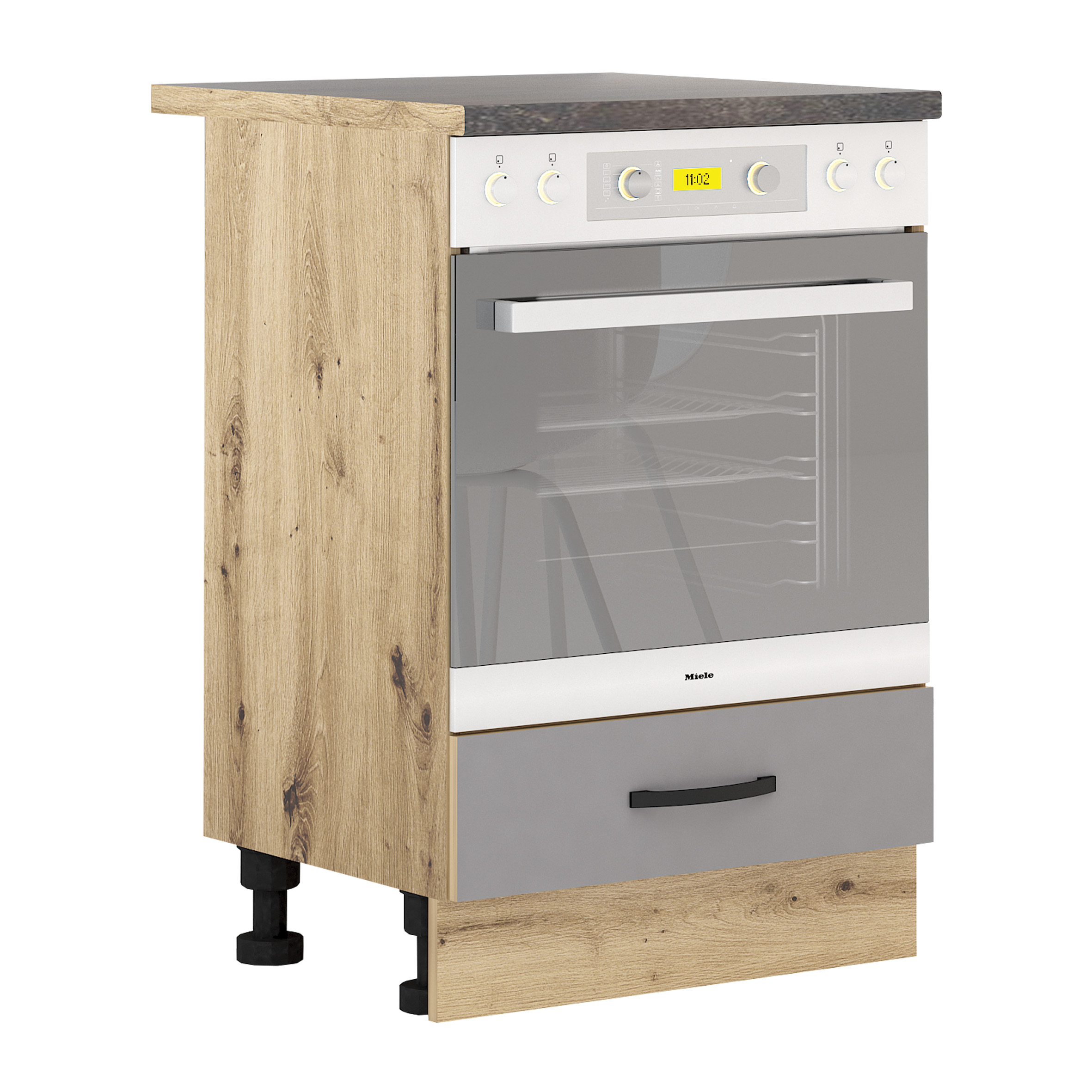 Corp cuptor incorporabil Loren B7, 60x87, gri mat/artizan
