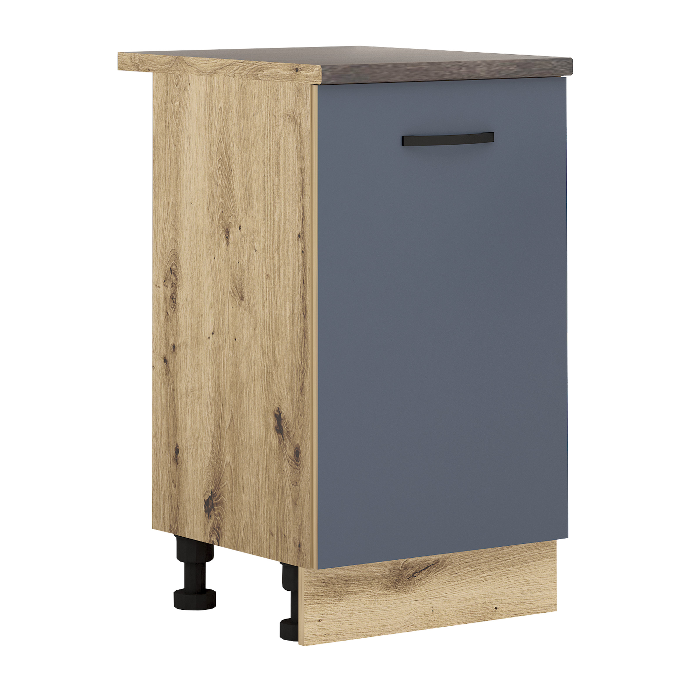Corp inferior Loren B73, 1 usa, 55x87, albastru mat/artizan