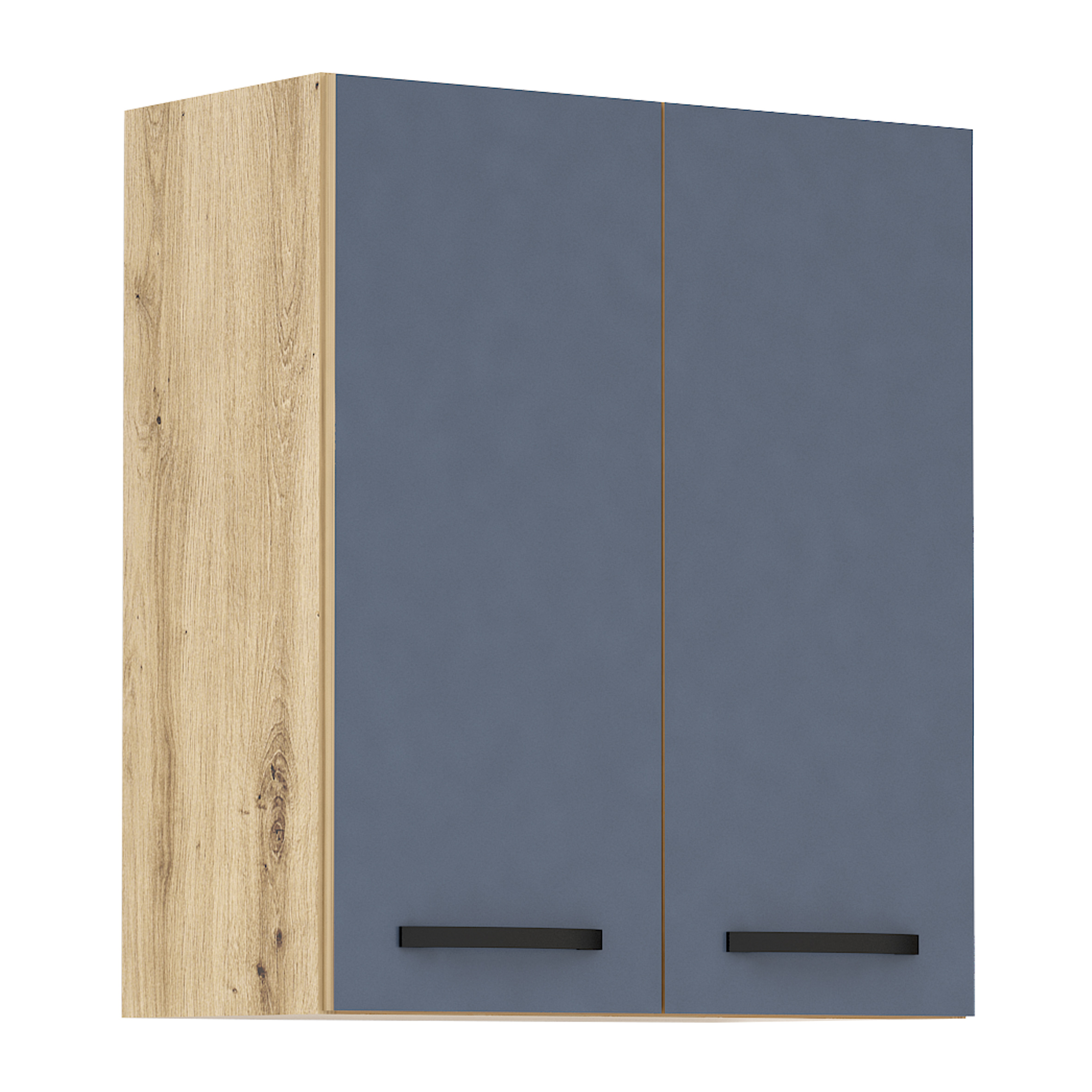 Corp superior Loren G49, 2 usi, 60x70, albastru mat/artizan