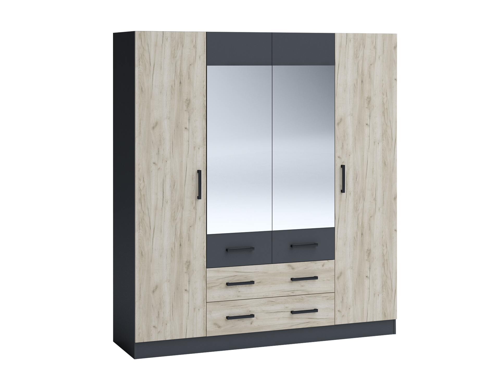 Set dormitor Moca, graycraft/ antracit - imagine 3
