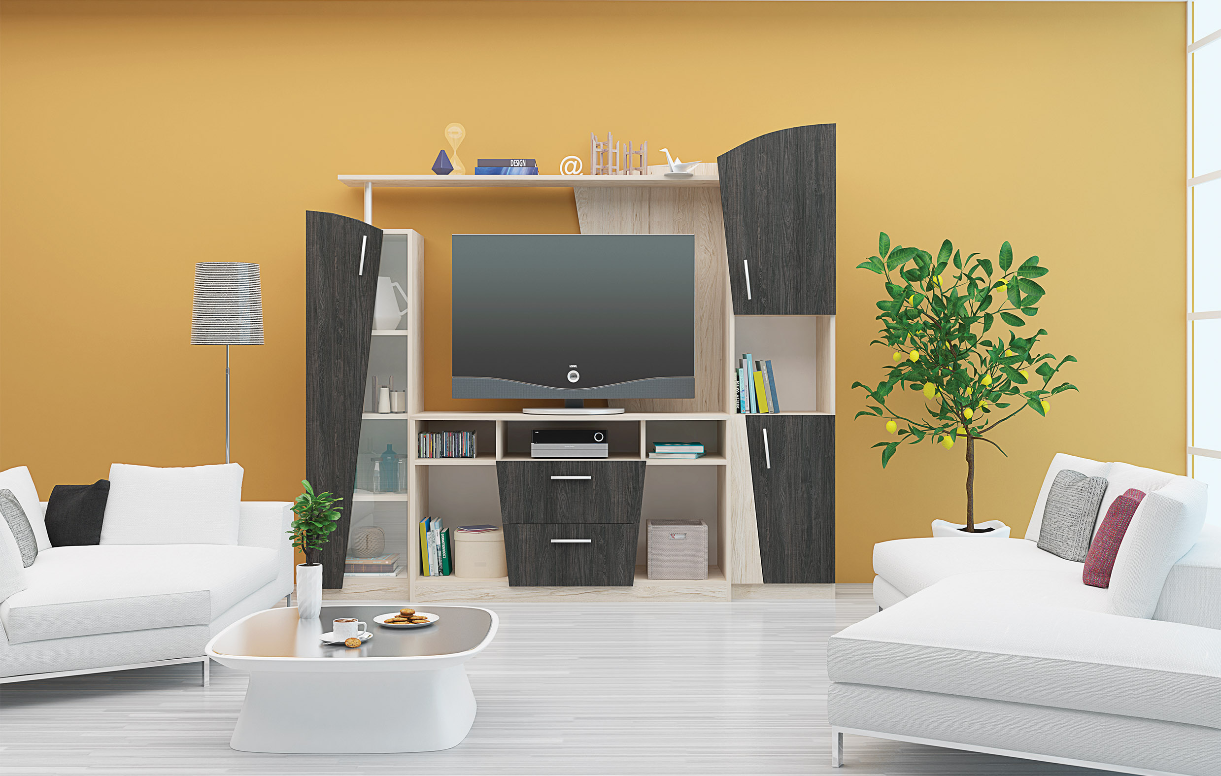 Living Rio, 200x47x180, rockford light/ stejar carbon