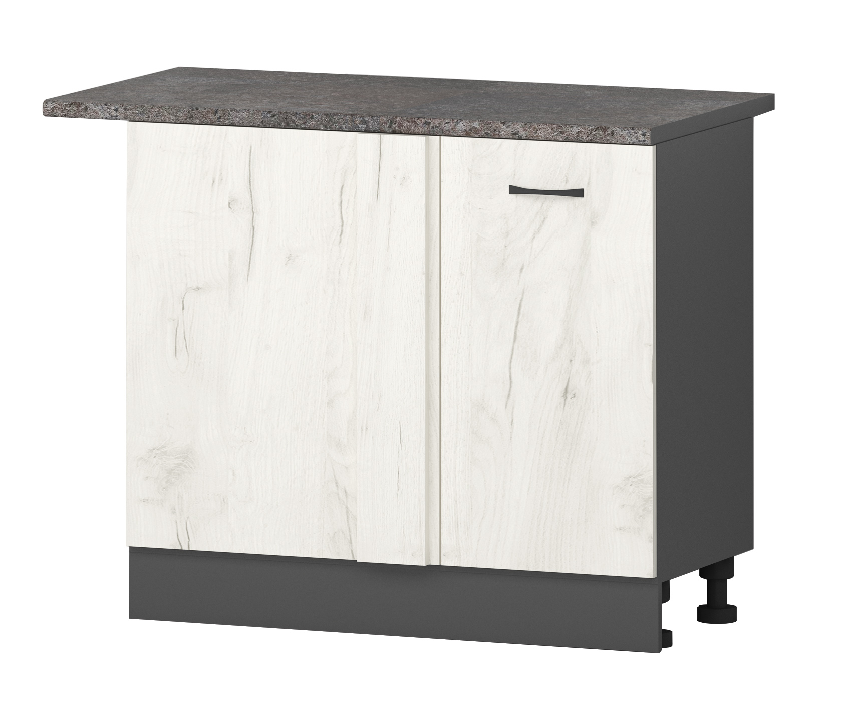 Corp inferior de colt Verona B10, 90x87, craft alb pacific/ antracit