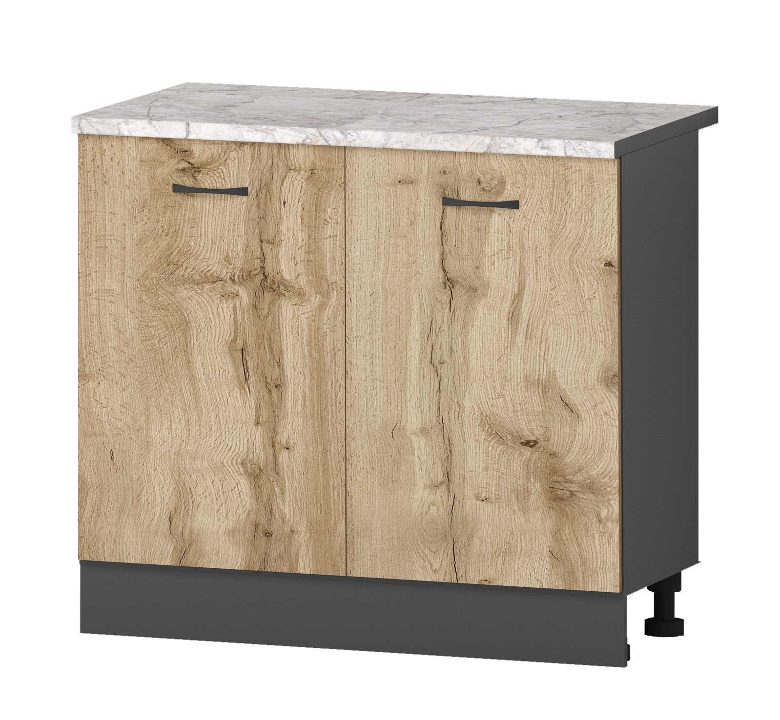 Corp inferior Verona B24, 100x87, stejar wotan/ antracit