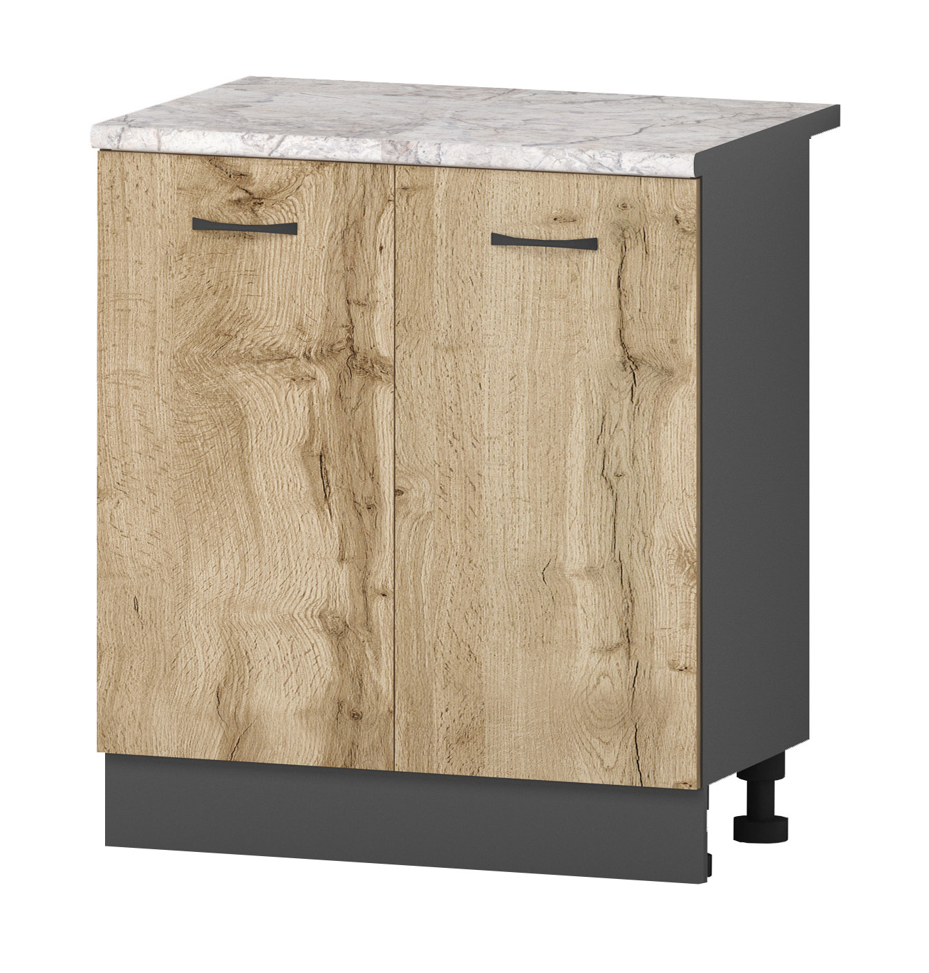 Corp inferior Verona B2, 80x87, stejar wotan/ antracit