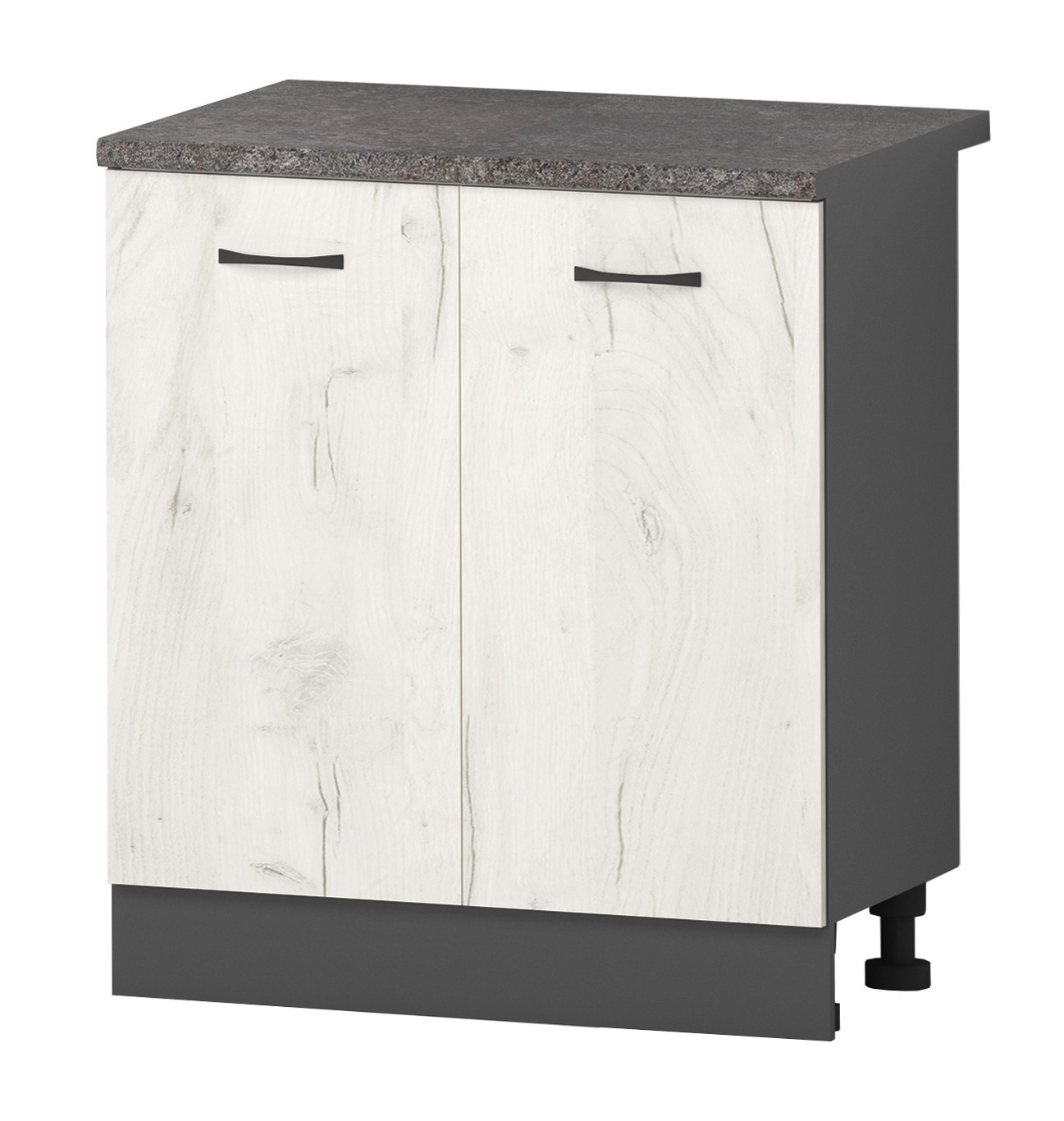 Corp inferior masca chiuveta Verona B3, 80x70, craft alb pacific/ antracit