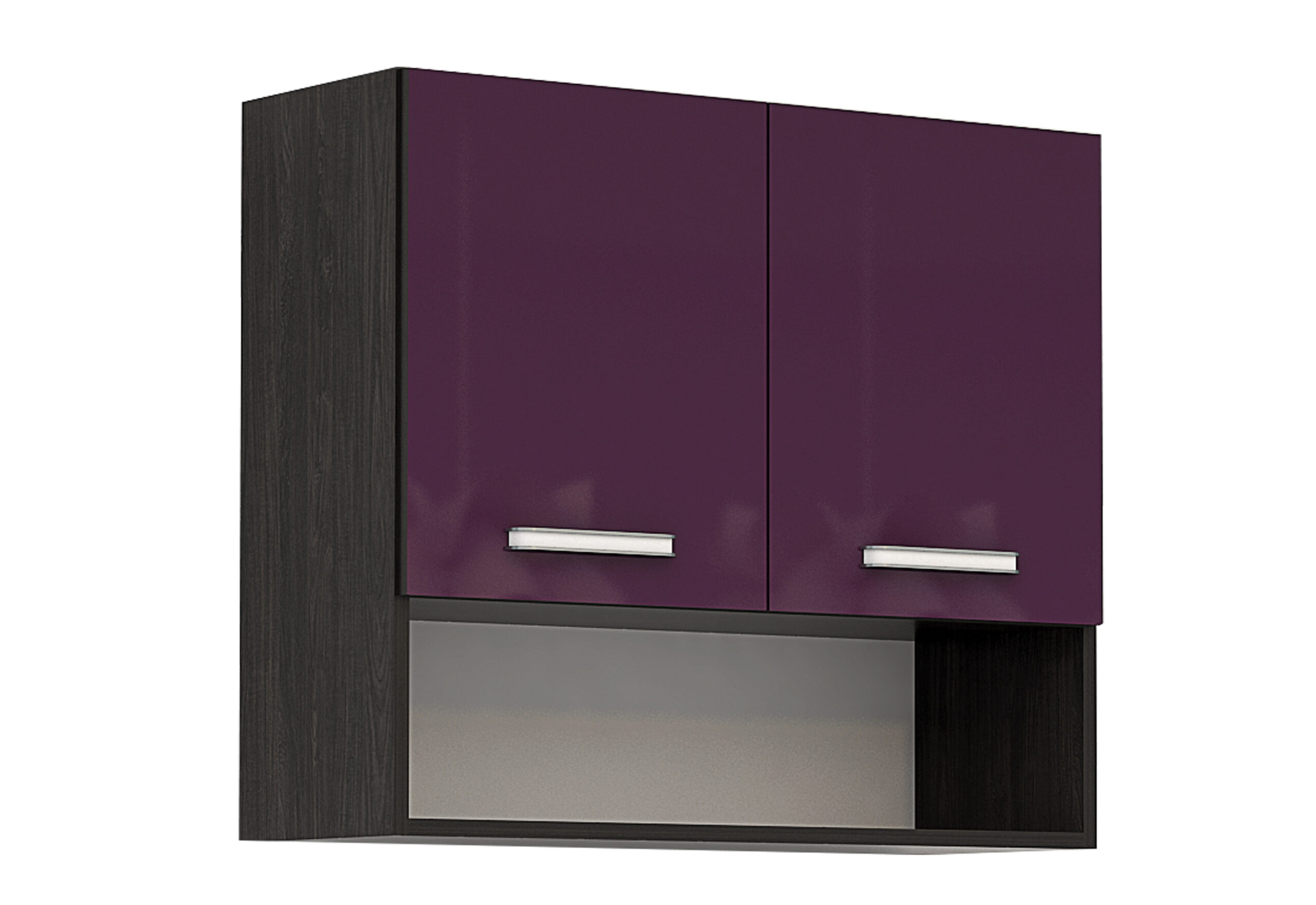 Corp superior 2 usi si nisa Elinor G15, 80x70, violet lucios/stejar carbon
