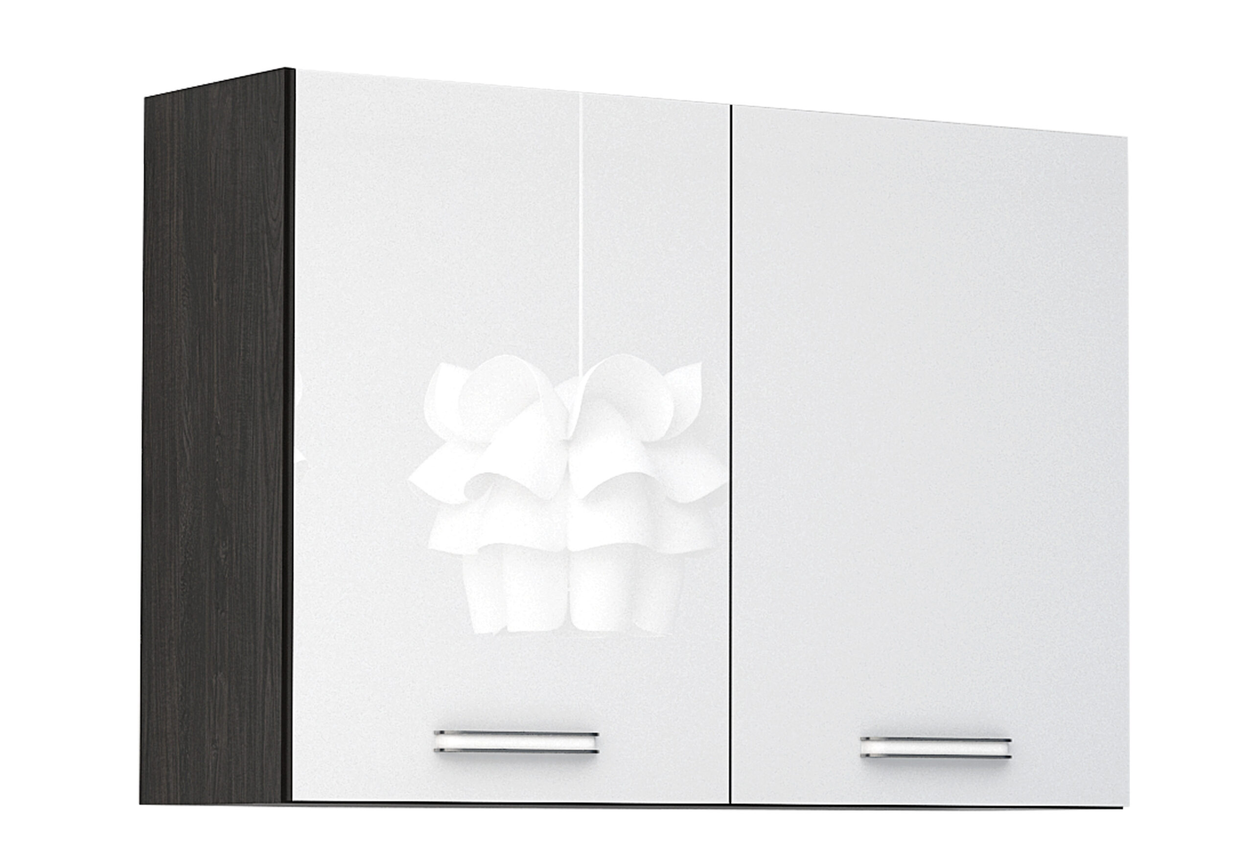 Corp superior Elinor G28, 100x70, alb lucios/stejar carbon
