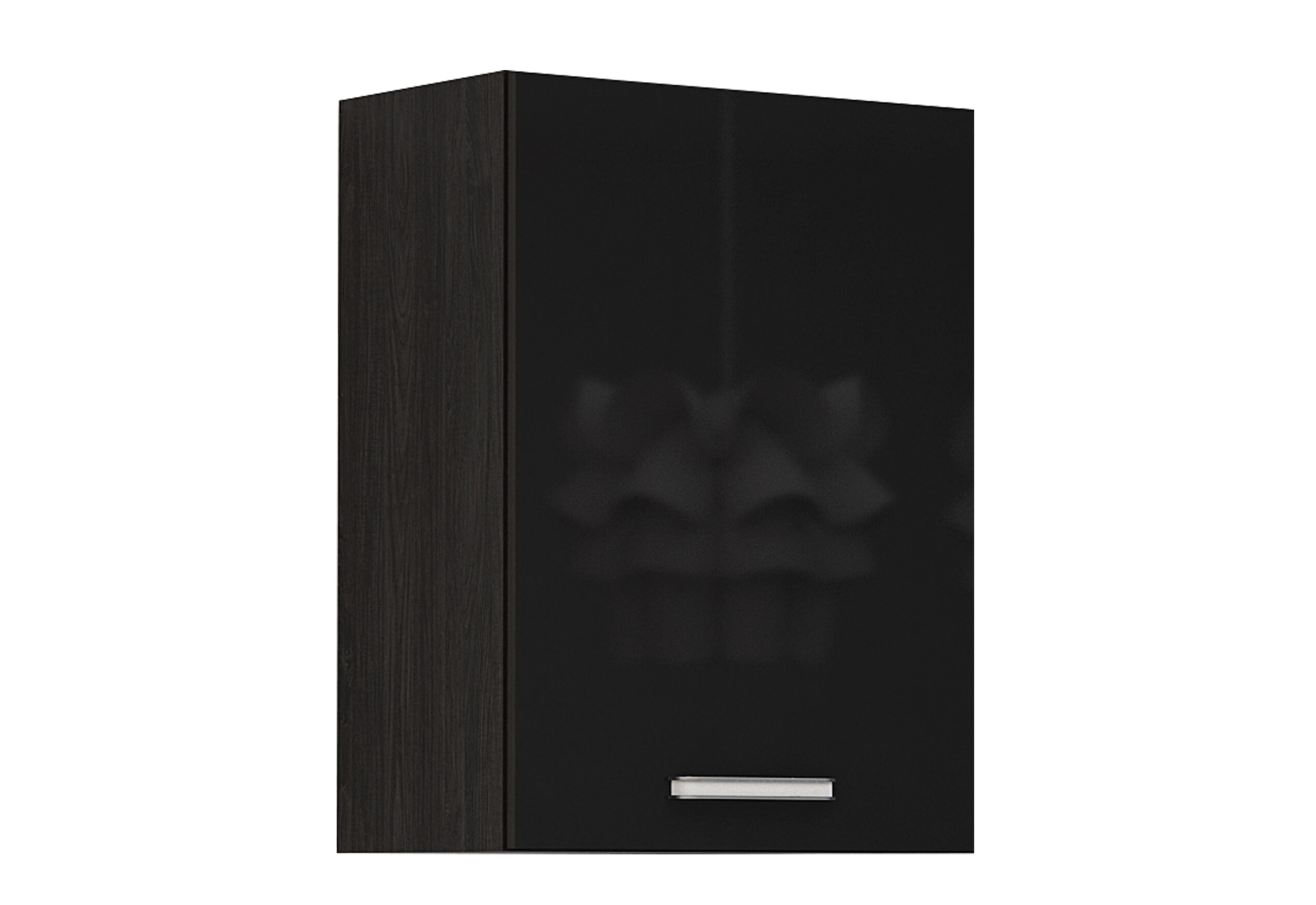 Corp superior Elinor G30, 50x70, negru lucios/stejar carbon