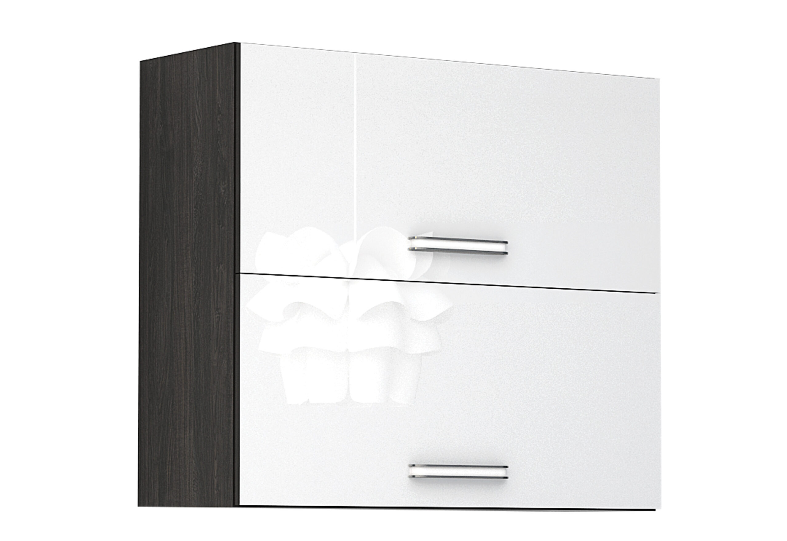 Corp superior Elinor G33, 80x70, alb lucios/stejar carbon
