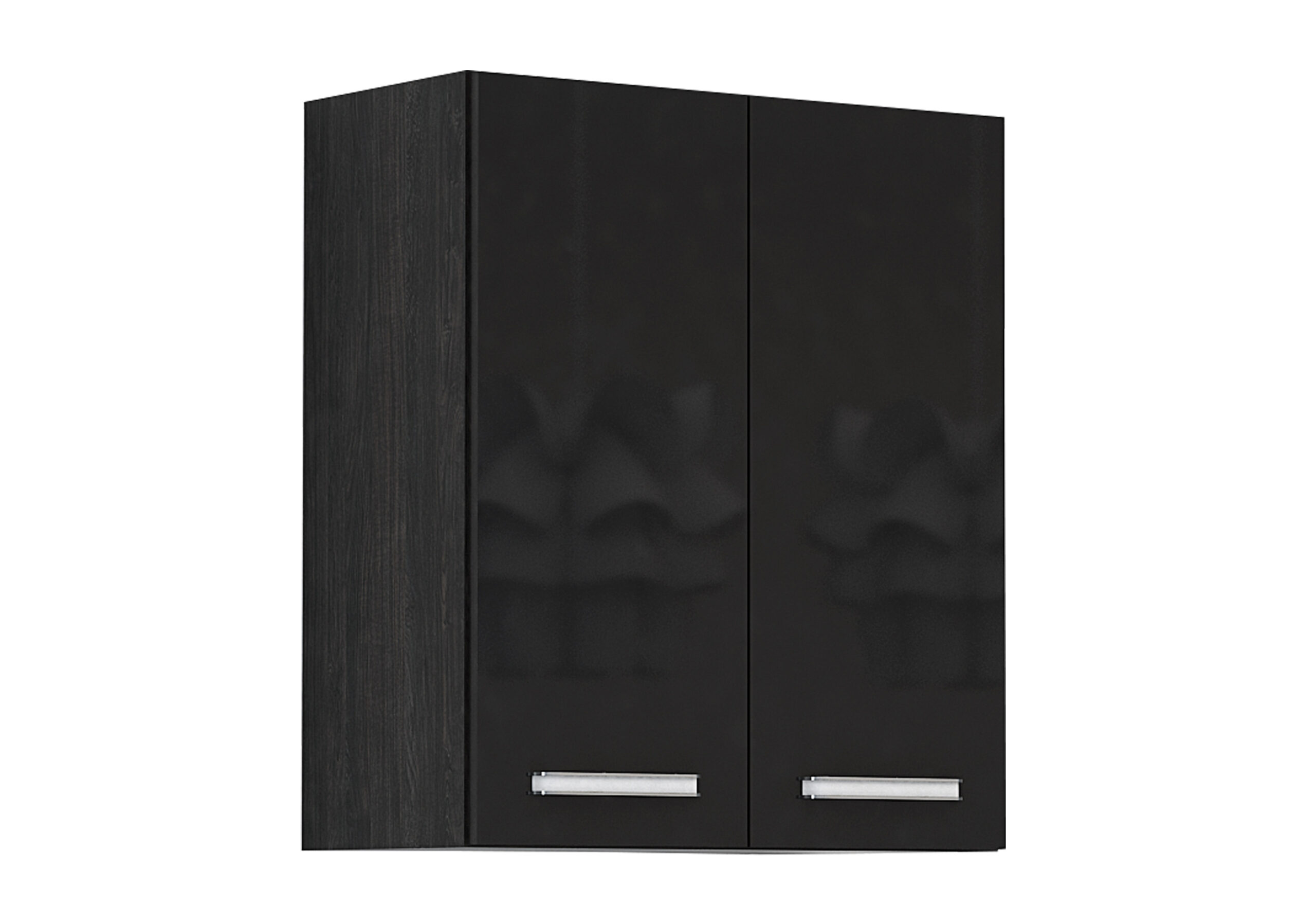 Corp superior Elinor G49, 60x70, negru lucios/stejar carbon