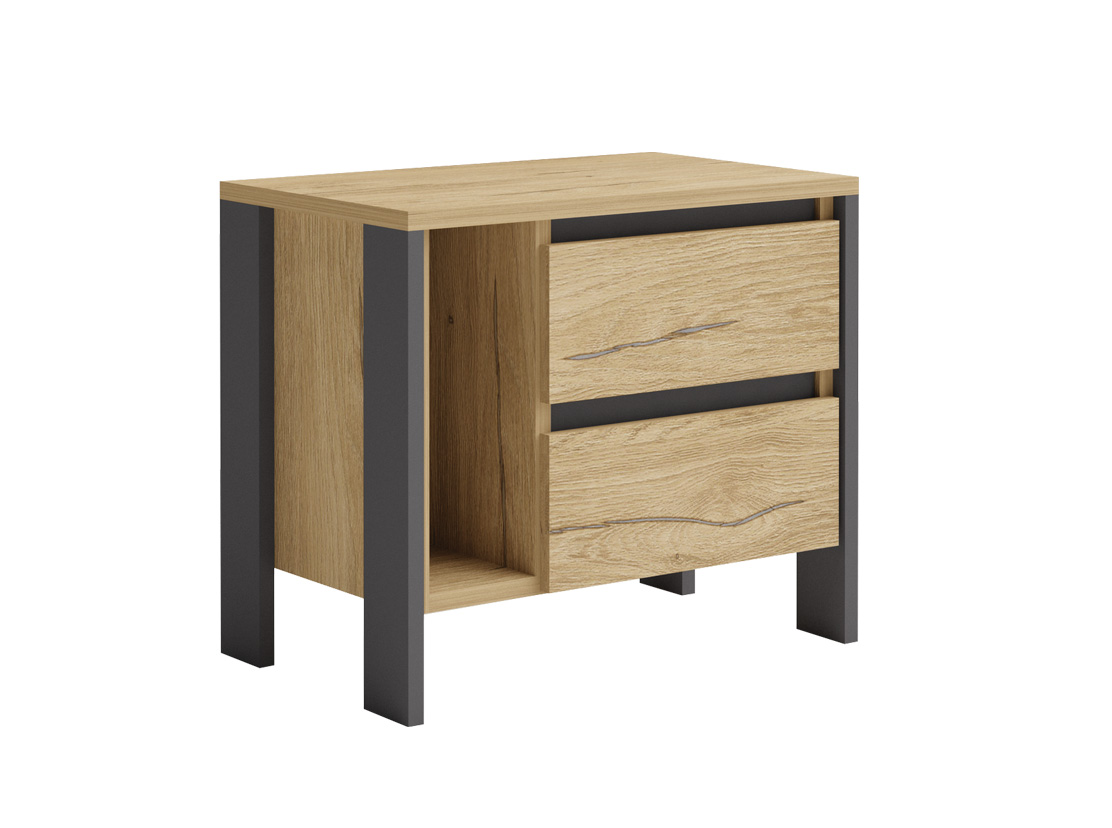 Set dormitor modular Sorento MDF, gold silverjack - imagine 6