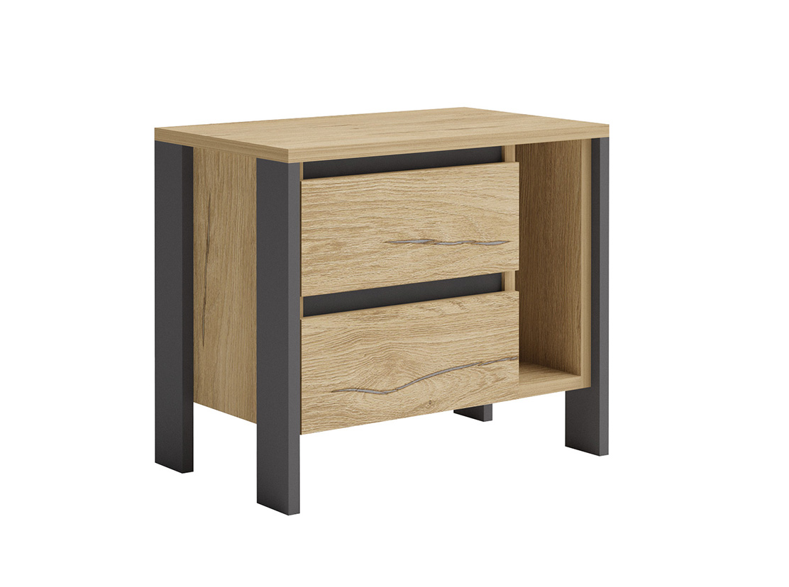 Set dormitor modular Sorento MDF, gold silverjack - imagine 7