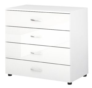 Comoda Apolo 2, 80x43x74, alb lucios