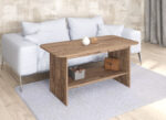 Masuta de cafea extensibila Adela, 120(150)x60x60, brown silverjack