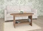 Masuta de cafea Iulia, 110(140)x55x55 cm, brown silverjack
