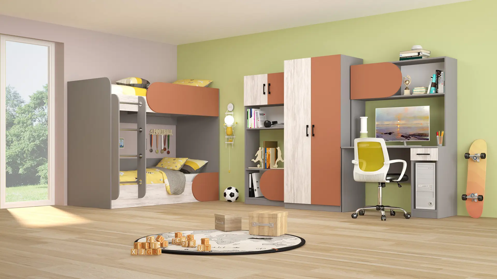 Mobilier modular copii