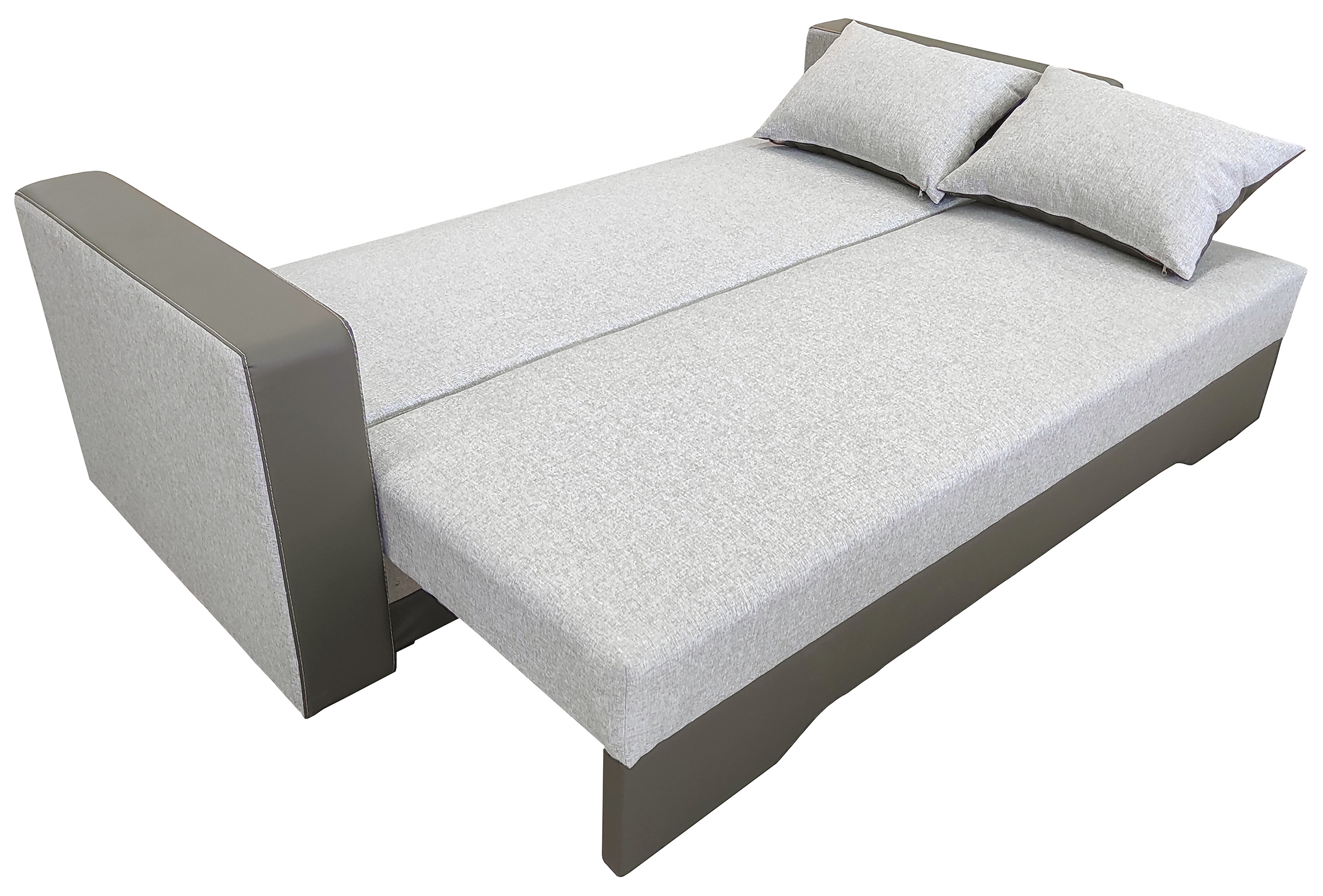 Canapea Adonis cu 3 locuri, 227x80x92, cobalt/ lars cappuccino - imagine 2