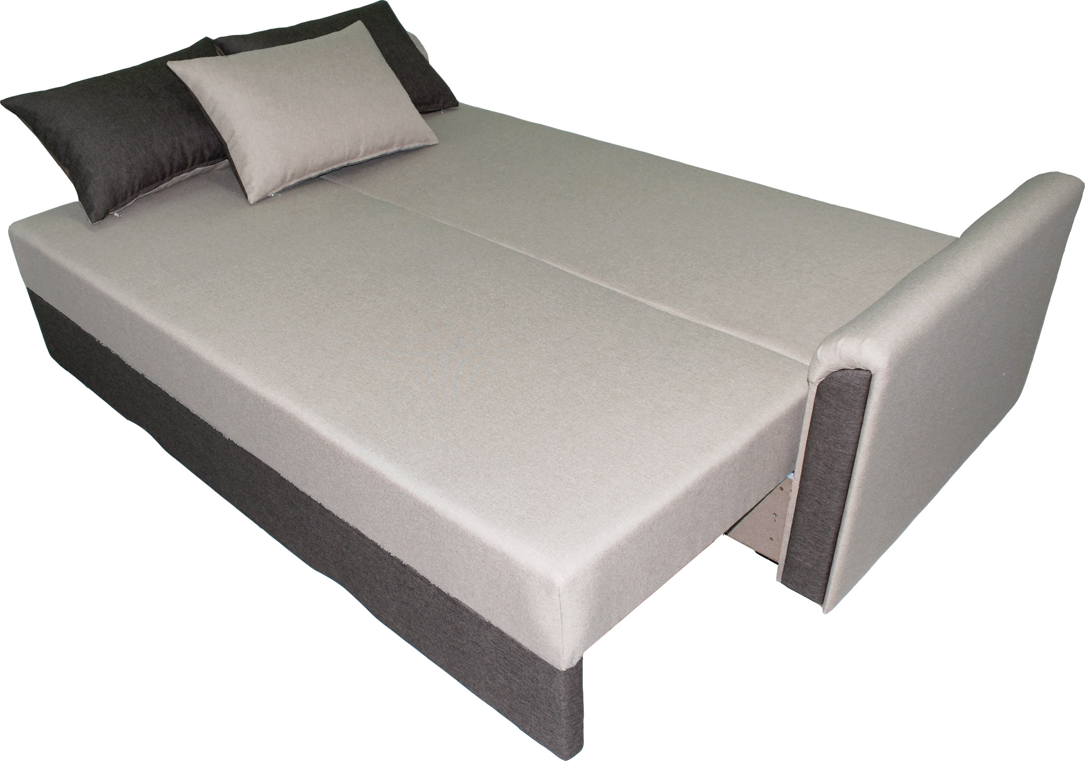 Canapea extensibila Sunny cu 3 locuri, 220x95x80, lars brown/ lars cappuccino - imagine 2