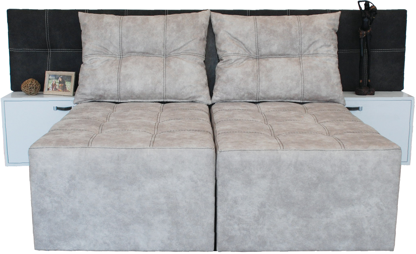 Canapea extensibila Seattle, 222x93x86, lava/ macchiato - imagine 5
