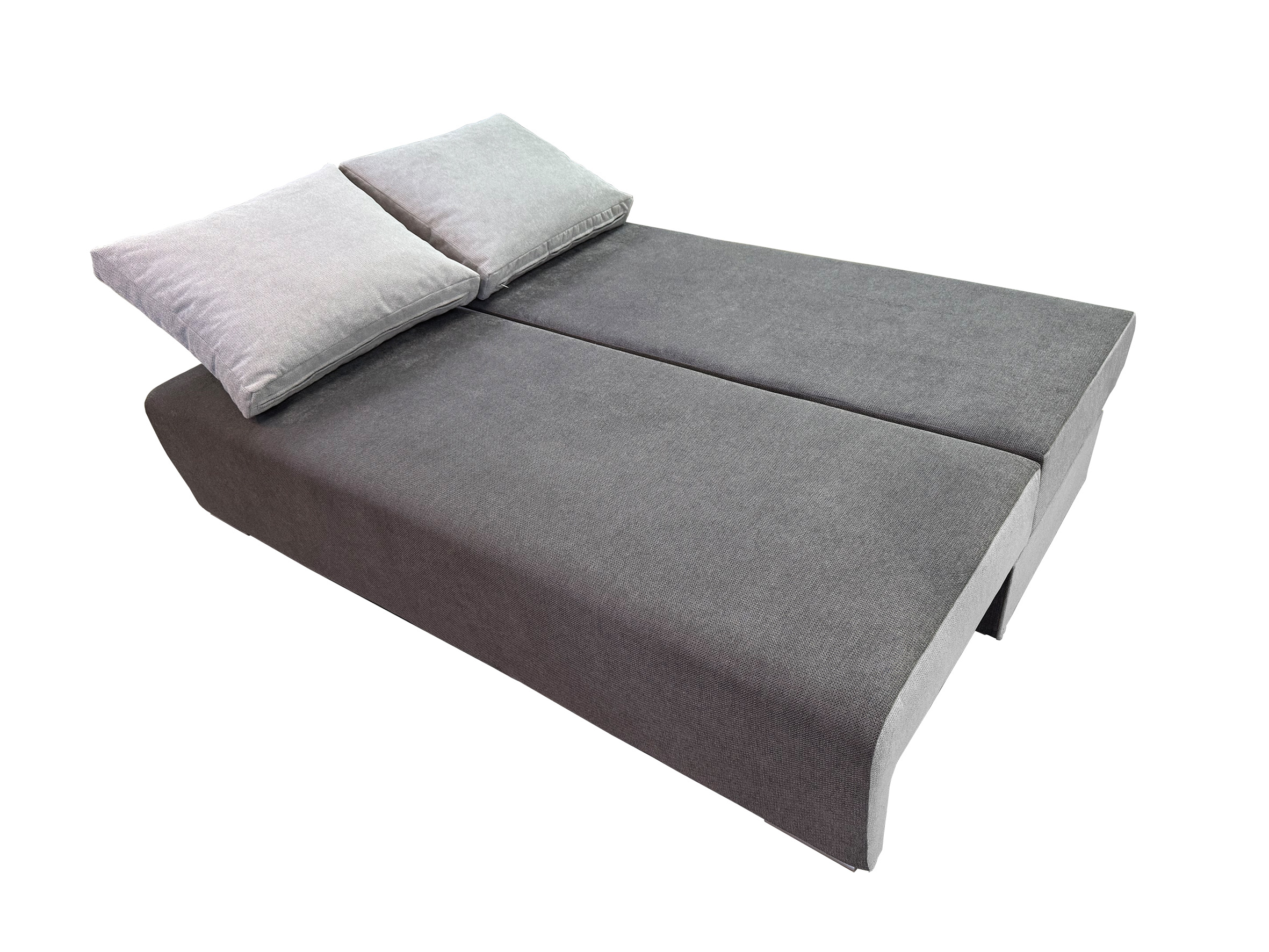 Canapea extensibila Valencia, 200x101x81 cm, gri crown deschis/ gri crown - imagine 2